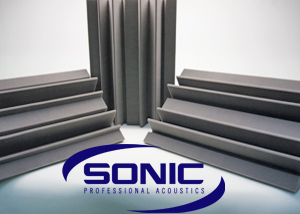 Sonic Acoustic Professional range of soundproofing tiles and bass traps