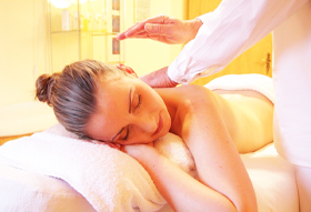 Foam used in beauty and massage salons