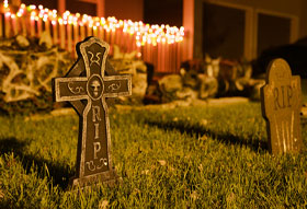 Halloween foam tombstone decoration
