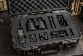 High-performance protective foam inserts used in military and defence equipment cases