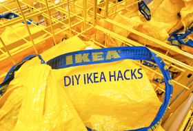 IKEA Hack, foam sofa