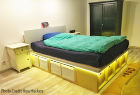 DIY Platform Bed & Foam mattress