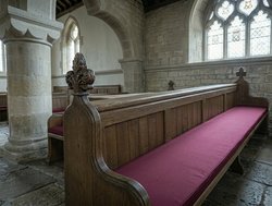 Replacement church pew cushions and kneelers cut to size by eFoam