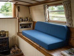 Replacement narrowboat saloon cushions cut to size by eFoam