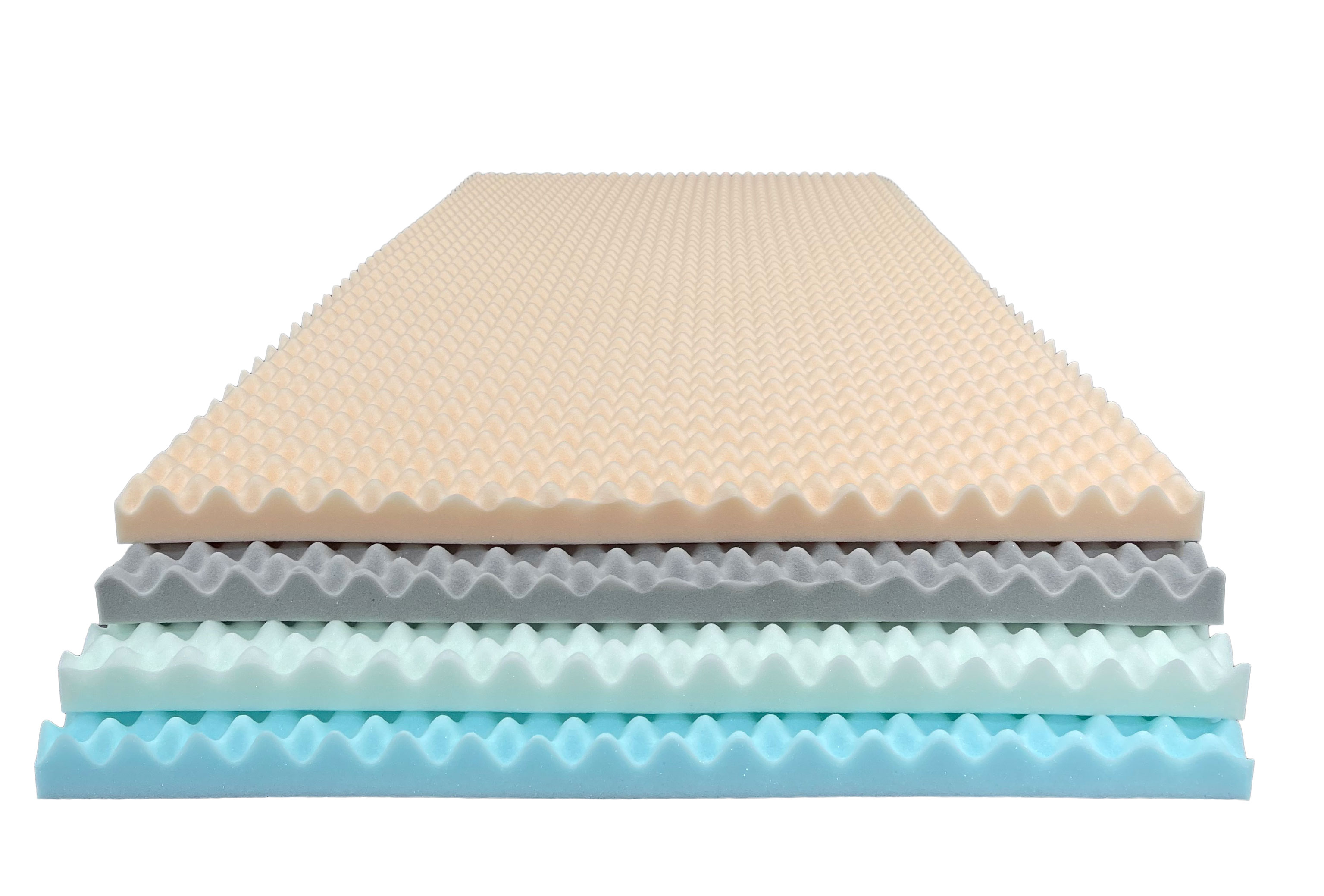 Egg Crate Profile Foam Toppers, Egg Crate Foam For King Size Bed